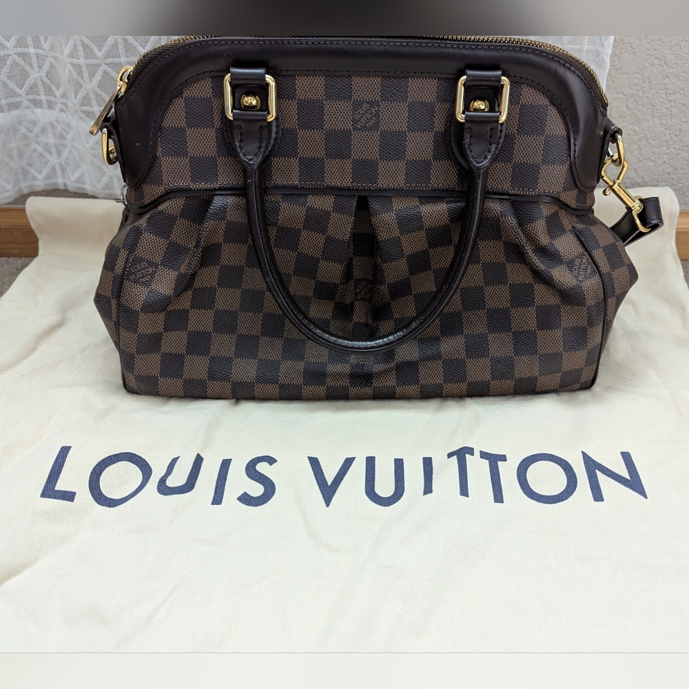 Louis Vuitton  Damier Ebene Trevi  PM Handbag
